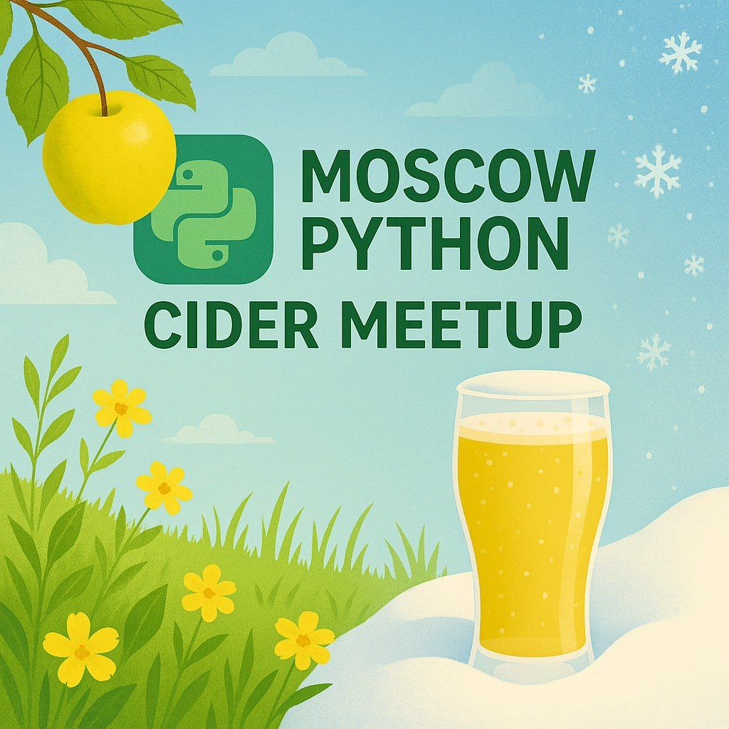 Обложка мероприятия Moscow Python Cider Meetup №26